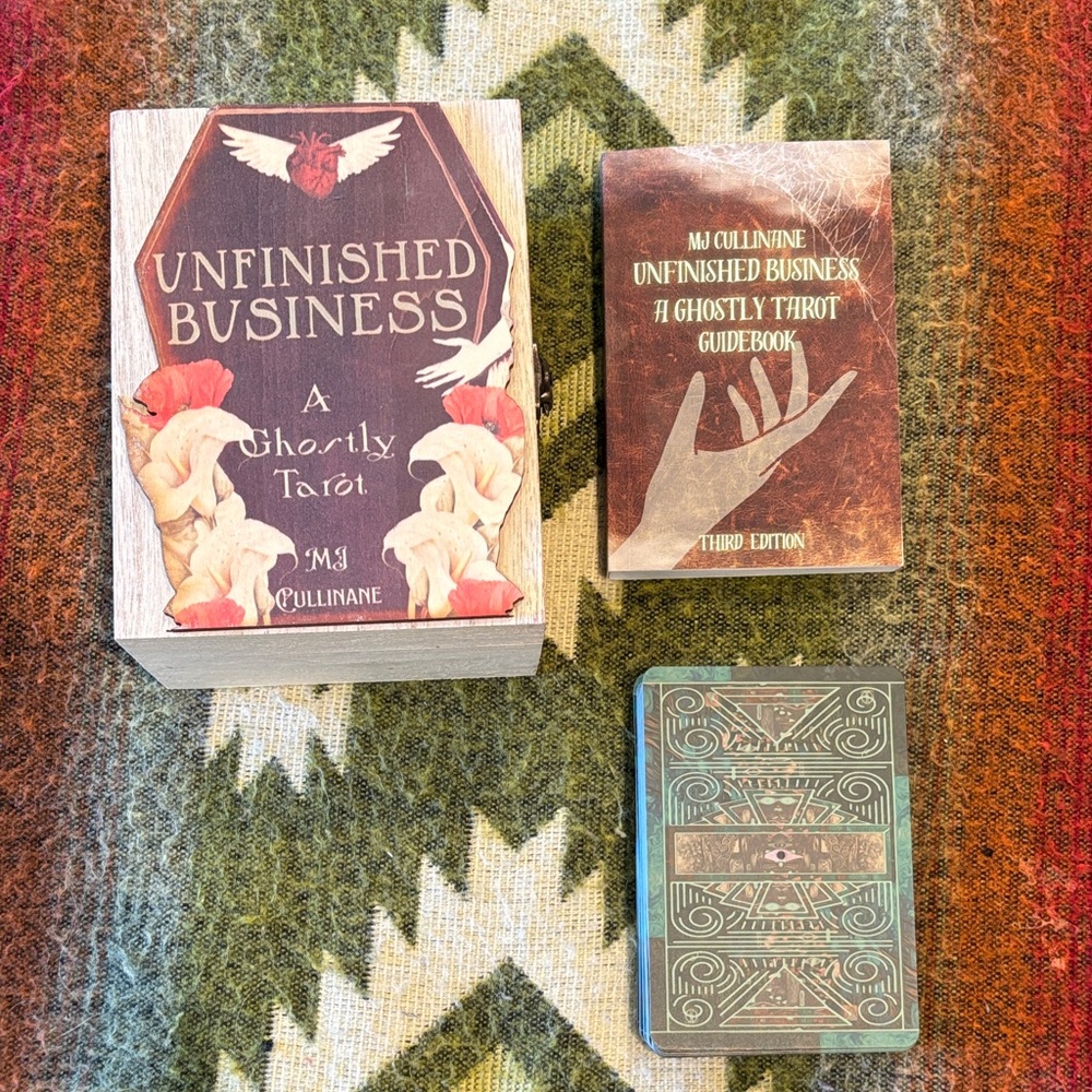 Unfinished Business Ghostly Tarot Deck by MJ Cullinane